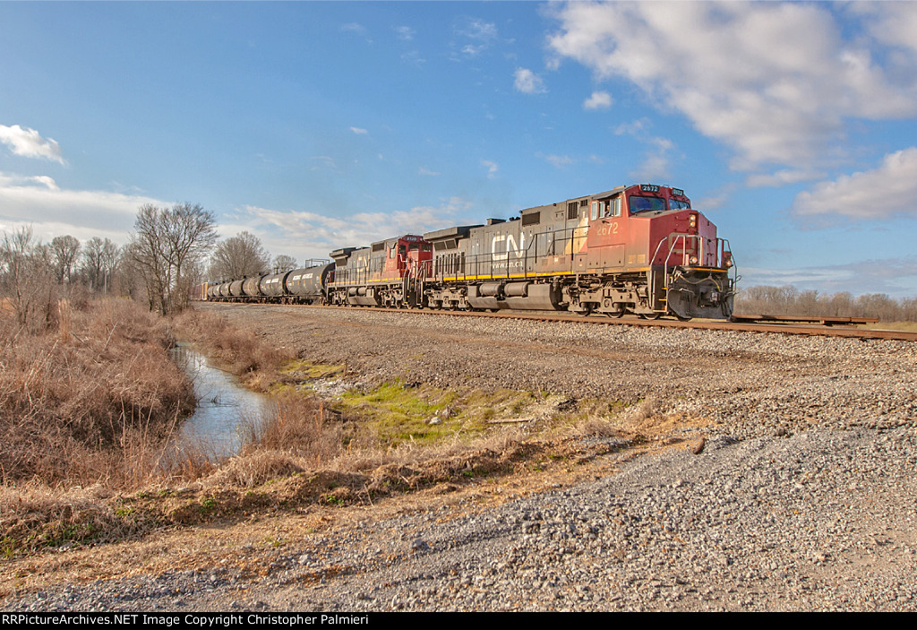 CN 2672 &amp; 2120 on the Former IC Yazoo District